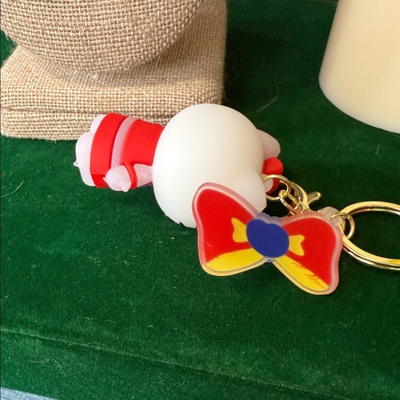 Hello Kitty Red and Blue Keychain with Yellow Accent - Picture 4 of 5